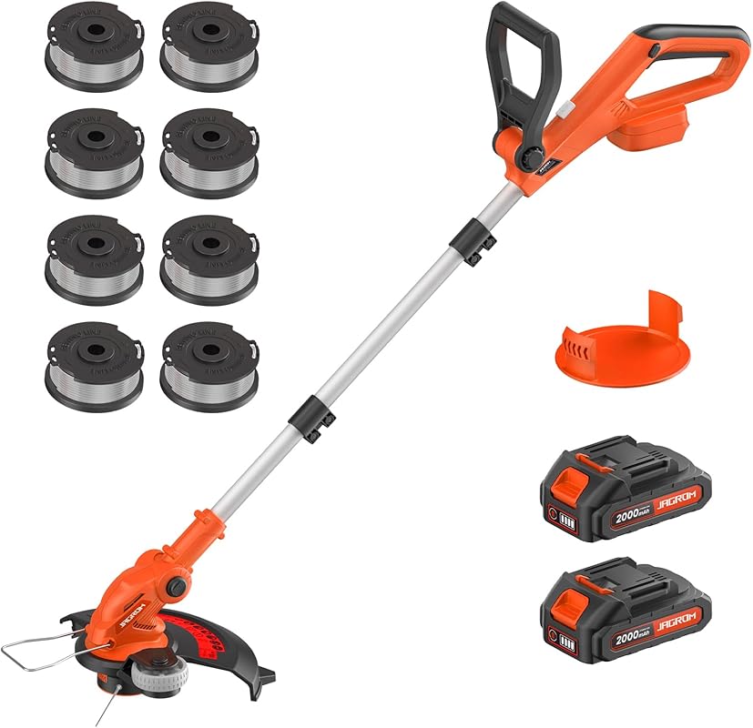 JAGROM Electric Trimmer Cordless 2x2 0Ah Orange